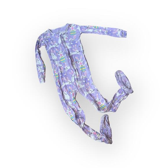 Girls Easter Footie Pajamas - Picture 1 of 3